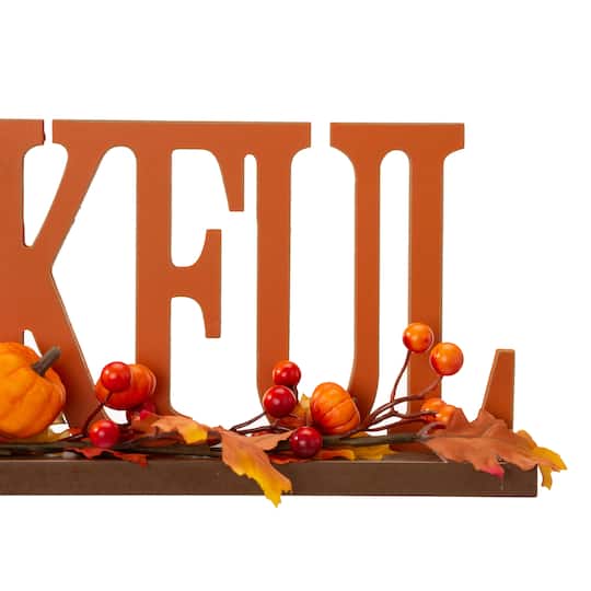 Glitzhome® 20" Thankful Table Décor